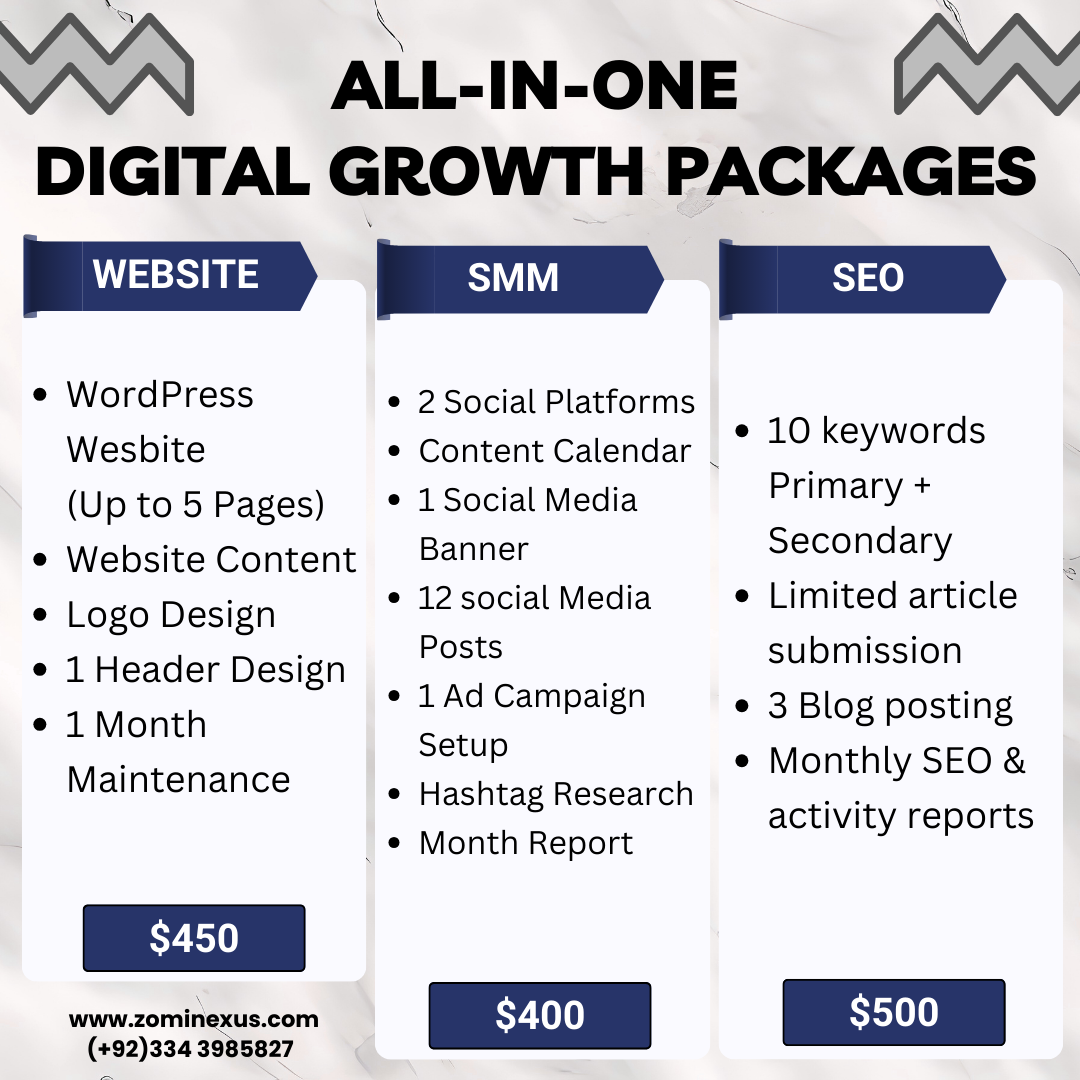 All-in-One Digtal Growth Packages